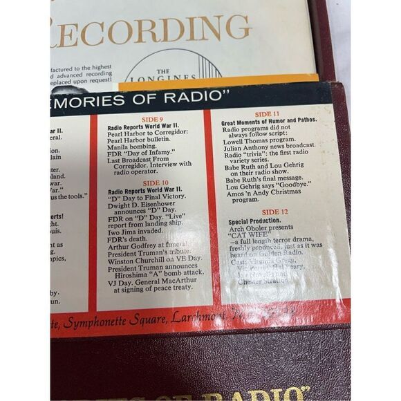 Jack Benny presents the Golden Memories of Radio 6 Vinyl Records - Picture 5 of 16